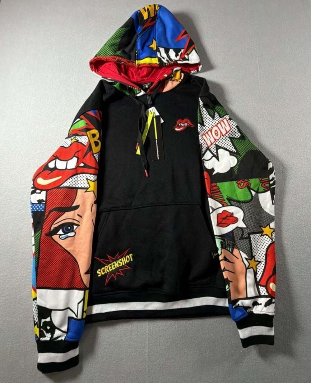Screenshot Urban Pop Art Graphic Fleece Pullover Hoodie